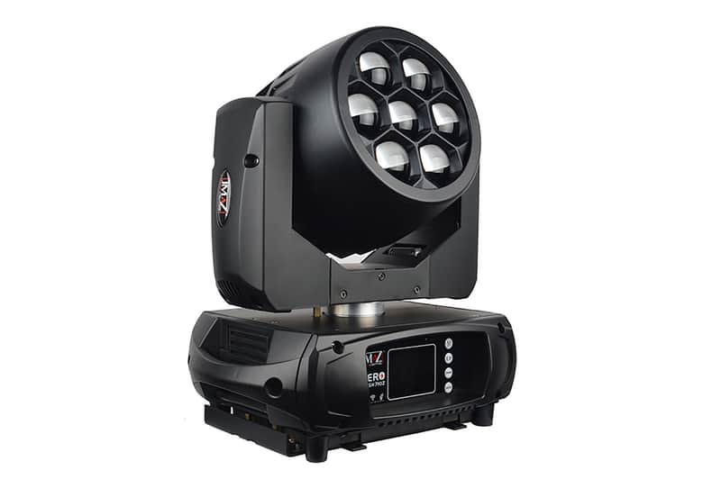 JMAZ JZ3001 Moving Head Light Fixture AERO WASH 710Z With 70W Battery and 7 Quad (RGBW) LEDs image 1