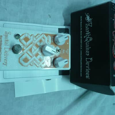 EarthQuaker Devices Spatial Delivery Sample & Hold Envelope Filter V2 2017 - Present - White Sparkle / Orange Print image 4