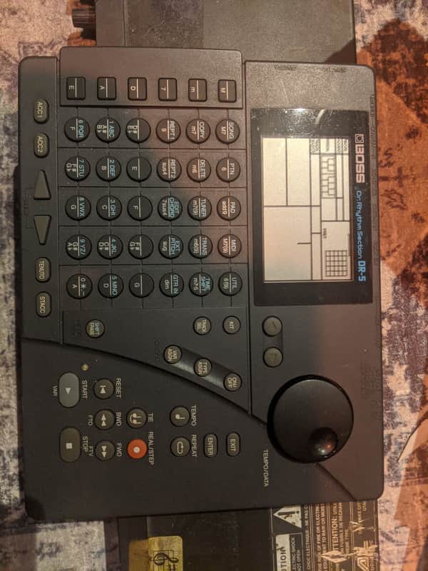 Boss DR-5 Dr. Rhythm 1990s - Black image 1