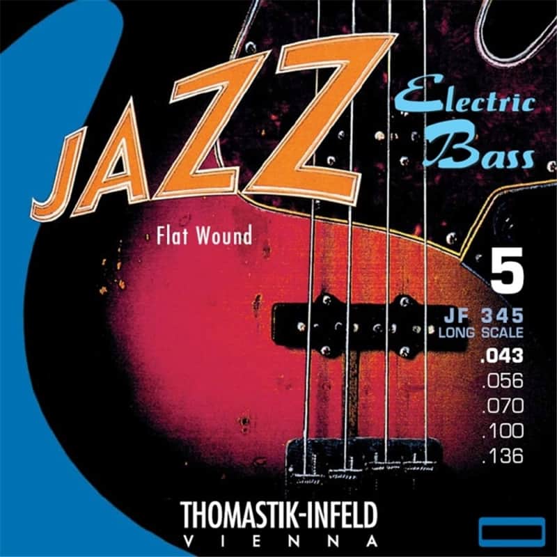 Thomastick Jazz Flat Wound Jf345 Set Basso 5 Corde image 1
