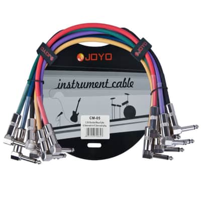 Joyo CM-05 Guitar Patch Cables - 1.2' (6-Pack)