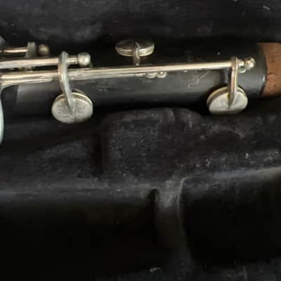 Normandy 4 Wood Clarinet With Case No Mouth Piece or Barrel Joint image 5