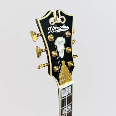 D'Angelico Excel Mini DC Semi Hollow body Electric Guitar - Black Dog imagen 8