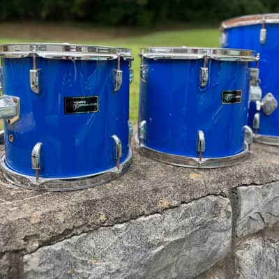 Groove Percussion 5 Piece Shell Pack Blue Drum Set image 8