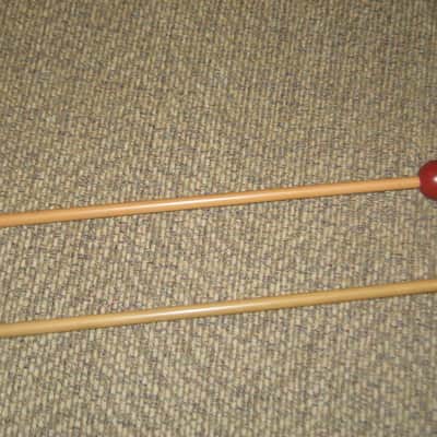 ONE pair new old stock Innovative Percussion James Ross IP905 BRIGHT XYLOPHONE / GLOCKENSPIEL / BELL Mallets, 1 and 1/8" Rust Round Ball (head), Rattan Handle, BRIGHT = produce a lighter sound with higher overtones image 15