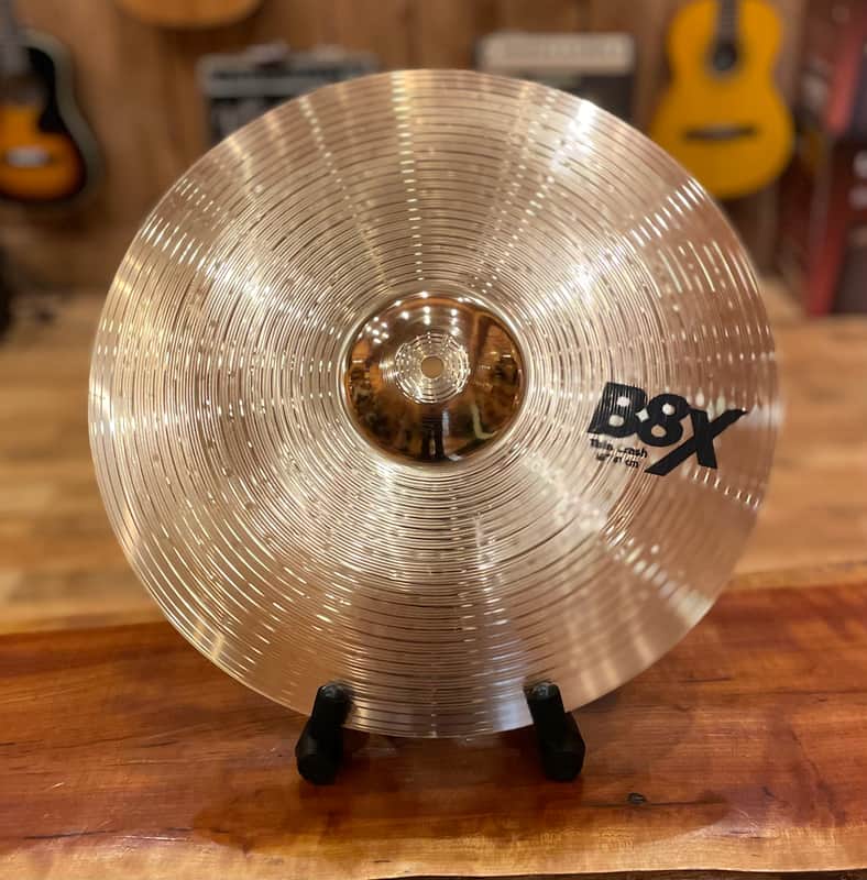 Sabian B8X 16 Inch B8 Alloy Thin 16" Crash Cymbal 41606X Bright Focused Tonality image 1