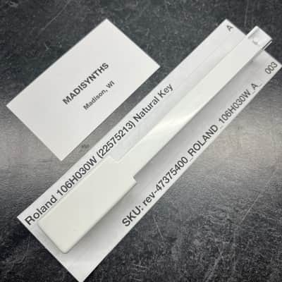 ORIGINAL Roland Replacement Weighted A Key (106H030W) for D-50, JX-8P, JX-10, Juno-2, etc (SK-361 keybeds)