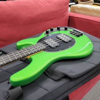 Ernie Ball Music Man StingRay Special 4 HH with Ebony Fretboard Kiwi Green image 7