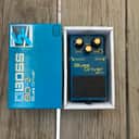 Keeley Boss BD-2 Blues Driver Overdrive with Phat Mod 2010s - Blue electric guitar pedal with box