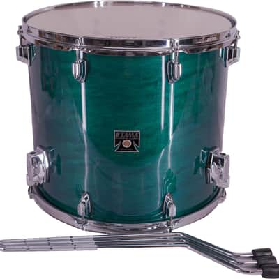 Tama Superstar Classic Exotix 16x14 Floor Tom – Gloss Sapphire Lacebark Pine image 1