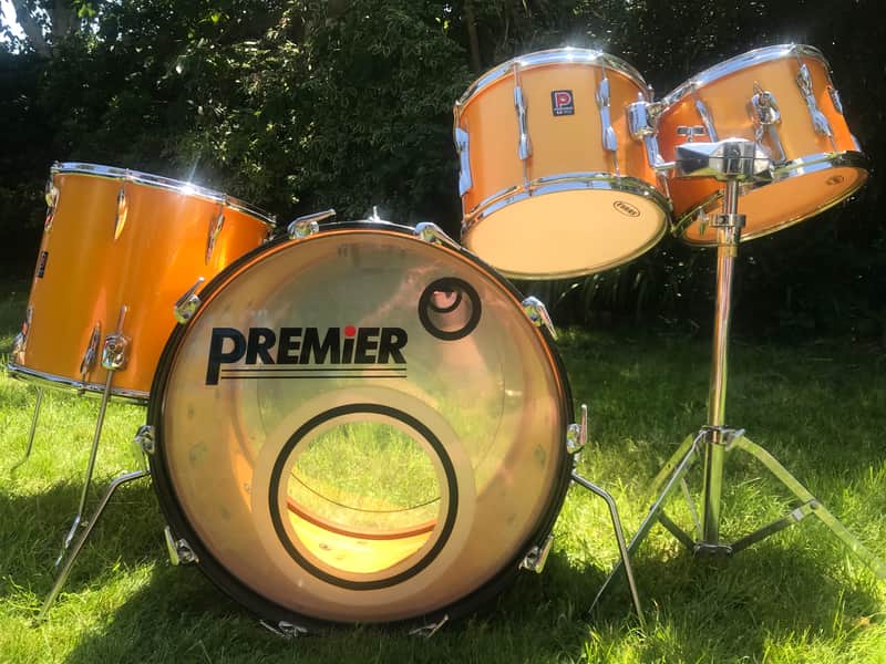 Premier Elite 1977 Polychromatic Gold Drum Kit image 1