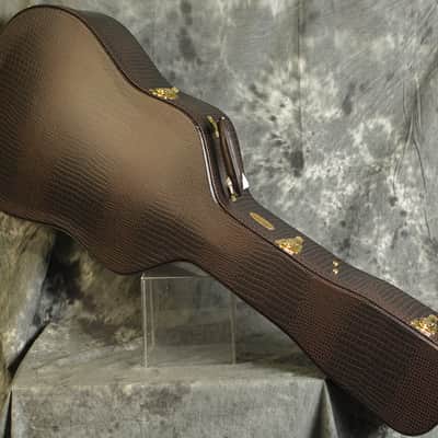 Martin 345 D-14 Hardshell Dreadnought Case Deep 2 Tone Brown Gator Skin w FAST Shipping image 2