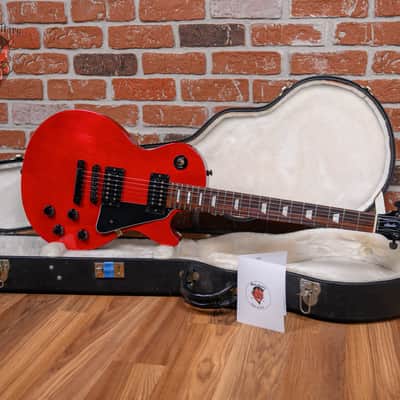 Gibson Les Paul Studio Plain Maple Top Transparent Red 1999 w/OHSC image 2