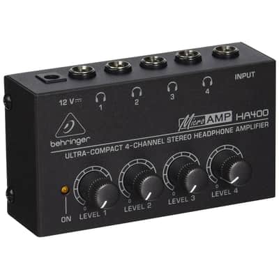 Behringer HA-400 Ultra Compact 4-Channel Stereo Headphone Amplifier image 6