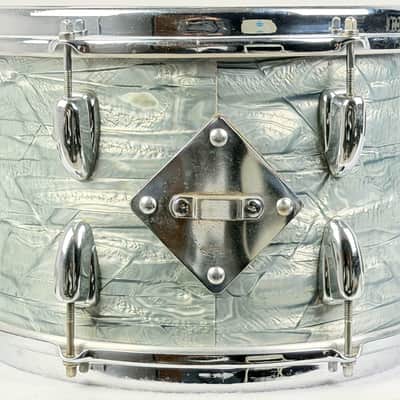 Slingerland 20/12/14/5x14" Radio King Early 60's 5n Modern Jazz Outfit - Sky Blue Pearl image 20