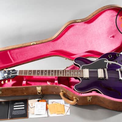 2023 Gibson Custom Shop ’59 ES-335 VOS Candy Apple Blue Bigsby OHSC COA image 2