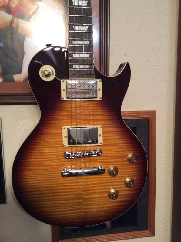 Harley Benton SC-550 Faded Tobacco Burst Flame Top