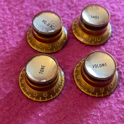 vintage 1962 Gibson reflector knobs for Les Paul 1960's sg es-335 175 flying V L5 paf L image 4