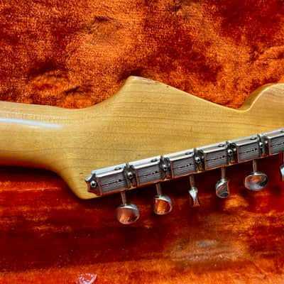 Fender Old & Real Stratocaster Pre-L Slab Board 1960 - Old Black Refinish image 18