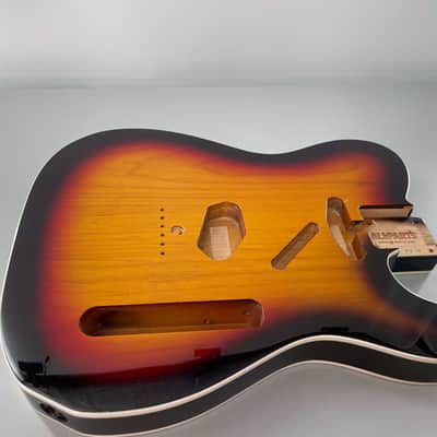 Allparts TBF-3SBB - 3 Color Sunburst Replacement Body for Telecaster with White Binding image 1