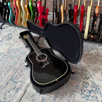 Used Martin D-35 Johnny Cash Signature Acoustic Guitar - Black w/OHSC image 7
