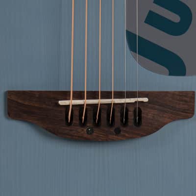 Applause AAS-69-B Applause Jump Series Dreadnought Slope Shoulders Solid European Spruce Top Maple Neck 6-String Acoustic Guitar - Lagoon image 4