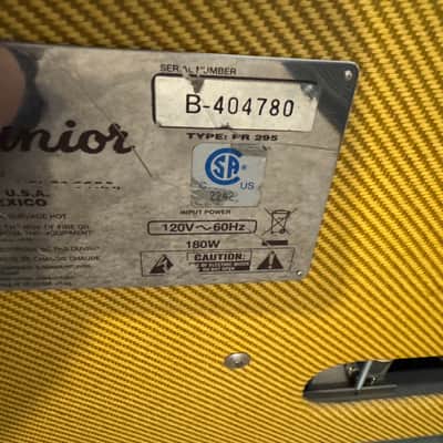 Fender Blues Junior Limited Edition Tweed 15W Tube Guitar Amp w/ Jensen Speaker image 7