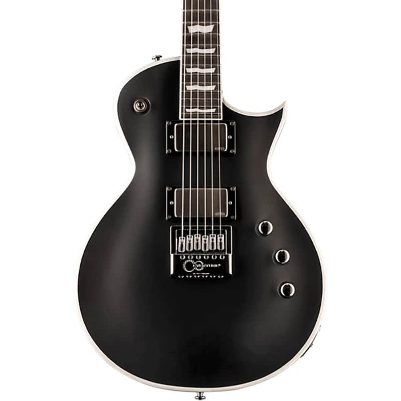 ESP LTD EC-1000 Evertune BB Electric Guitar. Black Satin image 1