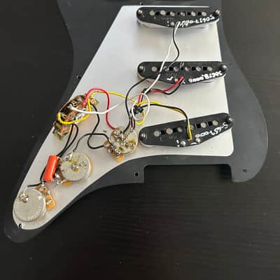 Stratocaster Pickguard Loaded with Fender Tex-Mex Pickups image 2