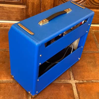 Weber 6A14 64' Custom Hand Wired Princeton Reverb Tribute 12 Watt 1x10" Tube Amp Guitar Combo - Royal Blue image 7