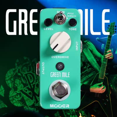 MOOER Green Mile Electric Guitar Overdrive Pedal Tube Screamer (Price includes the import duty for US buyer) image 4