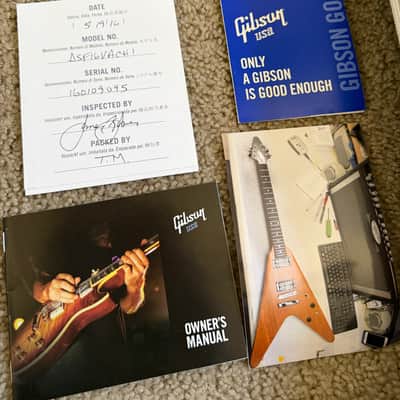 2016 Gibson Flying V Faded Natural (Lonnie Mack Tribute) image 15