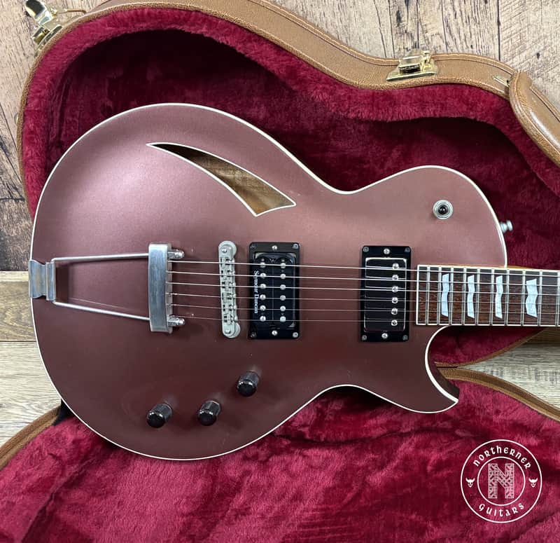 ESP Eclipse Semi-Hollow 1995 Metallic Rose Gold image 1