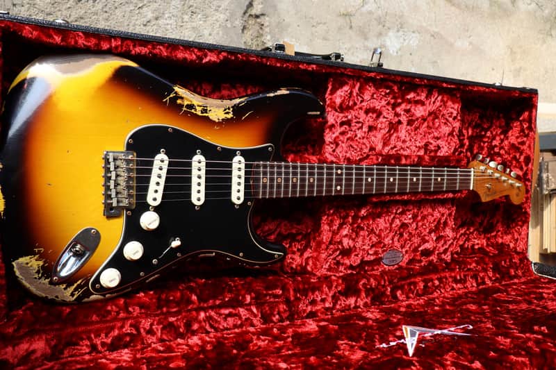 Fender CUSTOM SHOP LIMITED EDITION STRATOCASTER HEAVY RELIC DUAL MAG II ROASTED SRV image 1