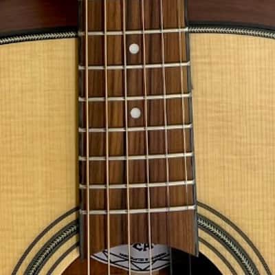 Dean 6 String St. Augustine Concert Solid Wood Acoustic Electric Guitar SACE SN image 7