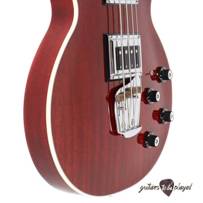 Guild GSR M-85 II Bass (USA Limited Edition, Only 25 Made) - Cherry Red image 4