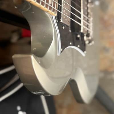 Epiphone SG Sandard Electric Guitar Silver Mist With Soft Epiphone Logo Case image 5
