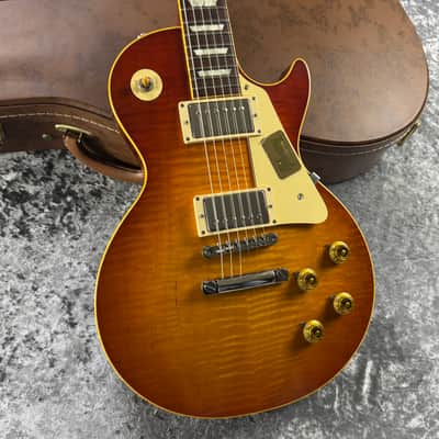Gibson Historic Select 1959 Les Paul Reissue 2015 - New Orange Sunset Fade image 2