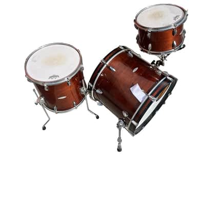 C&C Drums  Maple 3pc Kit in Walnut w/ SKB Hardshell Cases image 3