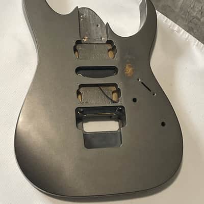 2010's Indonesian Ibanez RG5EX1 Grey Pewter Basswood Guitar Body Floyd Ready image 3