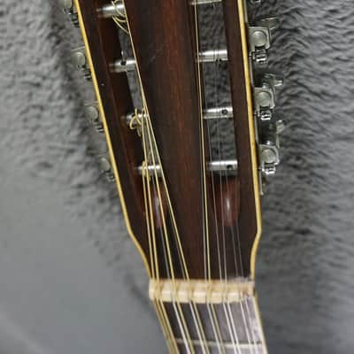 Yamaki YW-30 12-String Acoustic Slotted Headstock Japan image 9