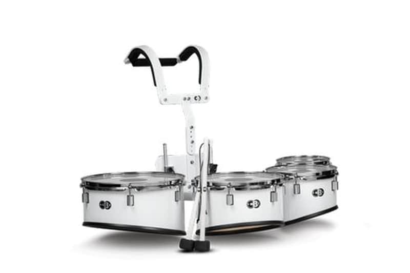 CB Percussion Tournament Series Marching Quad Drums 8/10/12/14 with Mallets image 1
