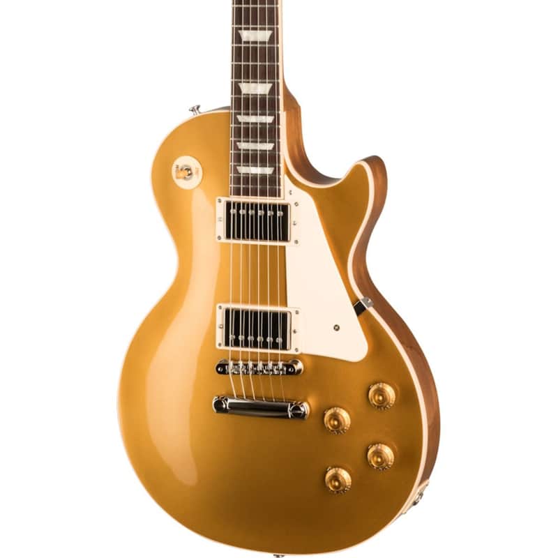 Gibson Les Paul Standard 50s Electric Guitar Gold Top image 1