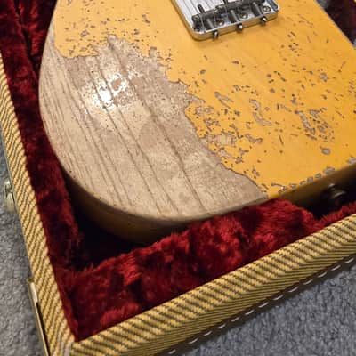 Fender Custom Shop Limited Edition 1950 Double Esquire 2023  - Nocaster Blonde Heavy Relic image 1