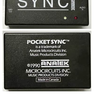 Anatek Anatek Pocket Sync – Vintage MIDI Sync Interface – No External Power required 1990 - black image 2