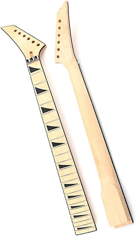 Electric Guitar Neck 24 Fret 25.5 Inch Maple Fingerboard Locking Nut Replacement for Jackson Style image 1
