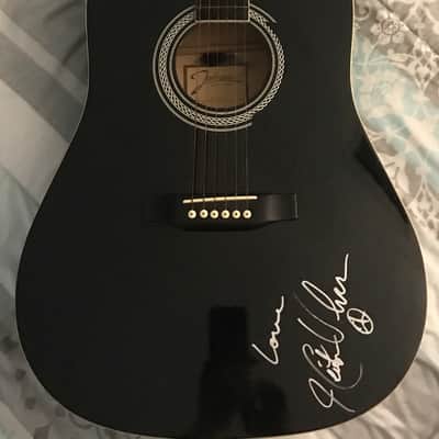 Keith Urban signed guitar Johnson Black image 1