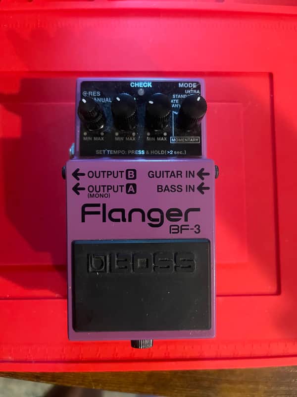 Boss BF-3 Flanger (Dark Gray Label) 2002 - Present - Purple image 1