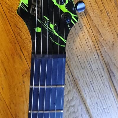 Solar Guitars A2.6 - Toxic Green Splatter image 5