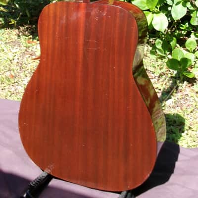 1972 Yamaha FG180 Red Label Nippon Gakki image 2